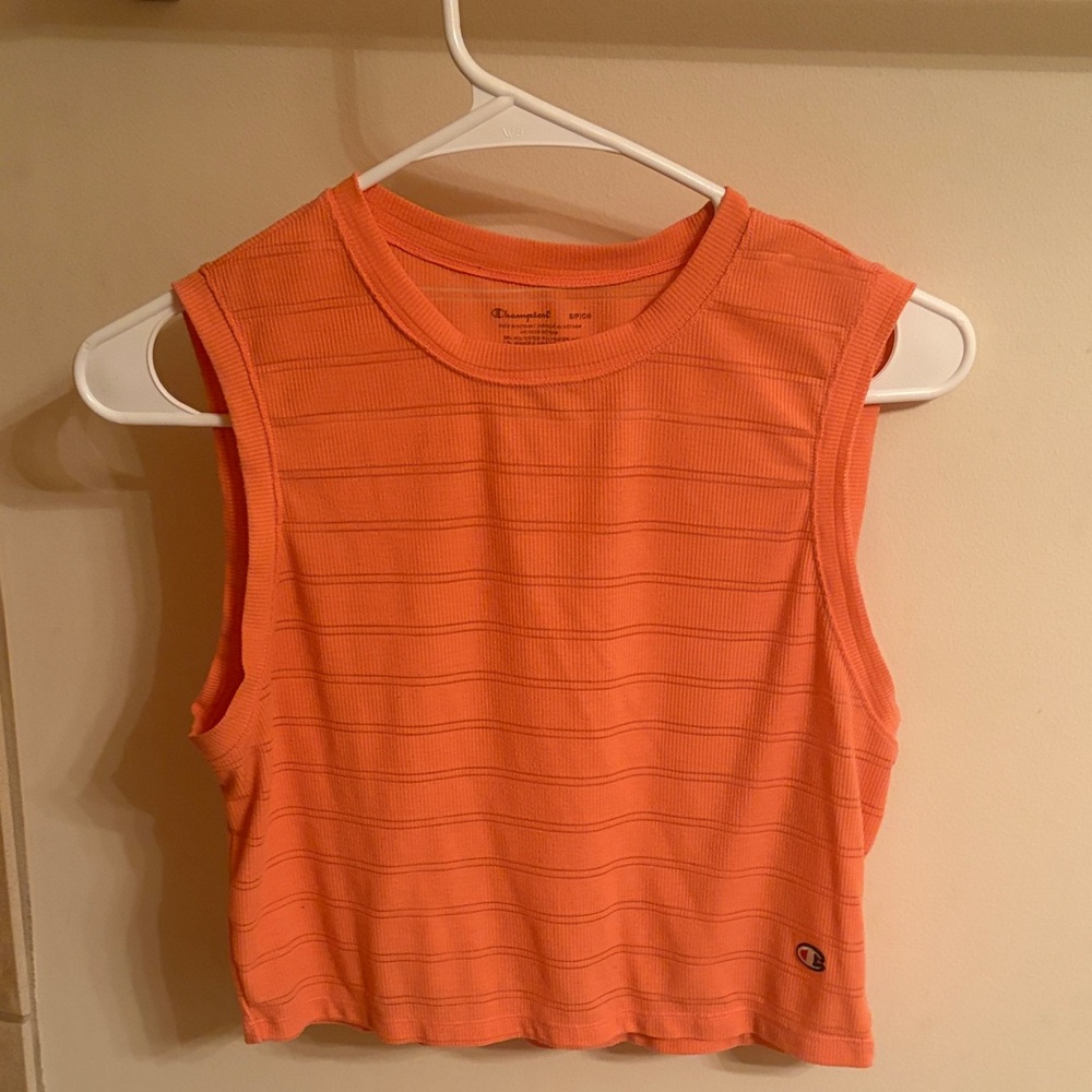 Champion Women's Vibrant Orange Crop Top